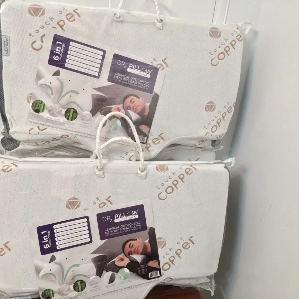 Dr. Pillow Carbon SnoreX Pillow. Cervical Orthopaedic memory foam pillow - Picture 2 of 12